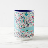 Mug La ville d'Amsterdam (Centre)