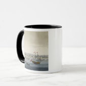 Mug La ville de Paramaribo (gravure de couleur) (Devant gauche)