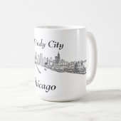 Mug La ville venteuse Chicago (Devant droit)
