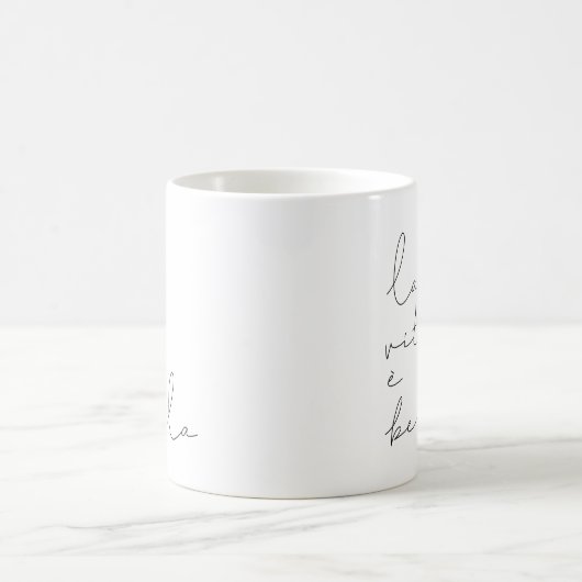 Mug La vita è bella (Centre)