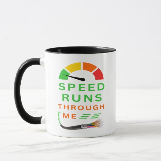Mug La vitesse me traverse (Gauche)