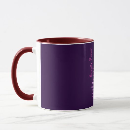 Mug La Voie de prière de sérénité (Gauche)