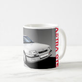 Mug La voiture classique de GTE de Vauxhall Astra a (Devant droit)