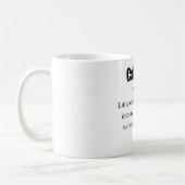 Mug La vraie définition des calories (Gauche)