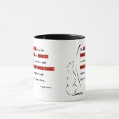 Mug La vraie joie de l'agilité (Centre)