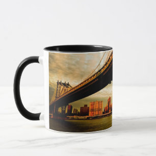 Mug La vue de pont de Manhattan du côté de Brooklyn