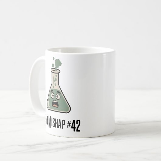 Mug Lab Mishap #42 | Chemistry Chaos Design (Devant gauche)