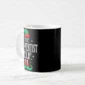 Mug Lab Scientist Elf Job Title Funny Christmas Matchi (Devant gauche)