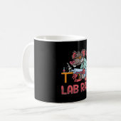 Mug Lab Tech Lab Rat Laboratory Chemist Technician (Devant gauche)