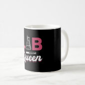Mug Lab Tech Laboratoire de la reine Technicien scient (Devant droit)