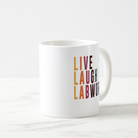 Mug Lab Tech Laborician Technician Student Don (Devant droit)