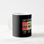 Mug Lab Tech Moods Laboratoire Science Technicien Cade (Devant gauche)