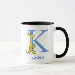 Mug L'ABC de Dr Seuss : Lettre K - Bleu   Ajoutez votr