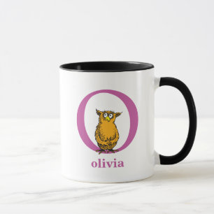 Mug L'ABC de Dr Seuss : Lettre O - Violet Ajoutez vo