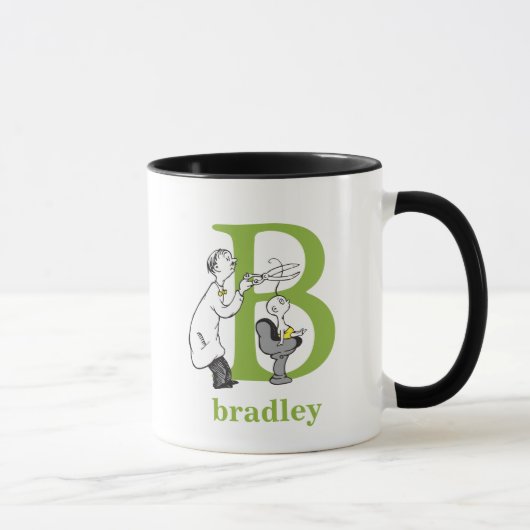 Mug L'ABC du Dr Seuss : Lettre B - Vert | Ajoutez votr (Droite)