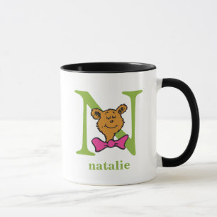 Mug L'ABC du Dr Seuss : Lettre N - Vert Ajoutez votr