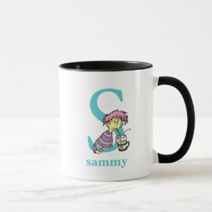 Mug L'ABC du Dr Seuss : Lettre S - Bleu   Ajoutez votr