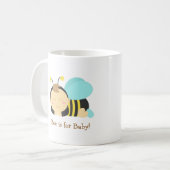 Mug L'abeille est pour le bébé, gaffent l'abeille pour (Devant gauche)