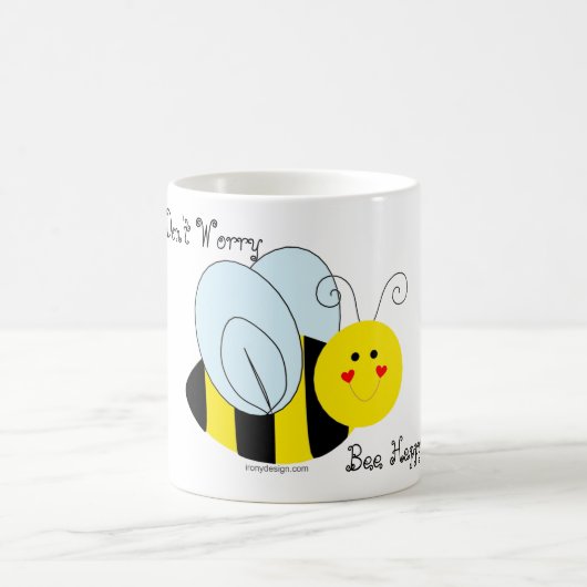 Mug L'abeille mignonne n'inquiètent pas l'abeille (Centre)