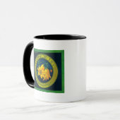Mug Label Apple Crate de Bell jaune Lewiston, ID (Devant gauche)