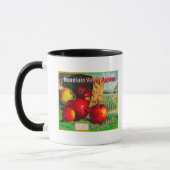 Mug Label Apple Mountain ValleyHamilton, MT (Gauche)