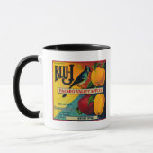 Mug Label Blu-J Apple Crate Watsonville, CA (Gauche)