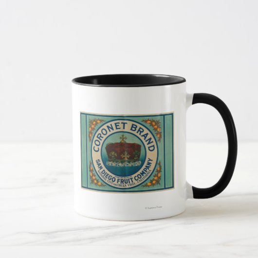 Mug Label Citron Coronet Chula Vista, CA (Droite)