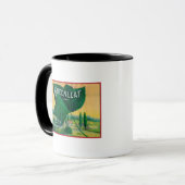 Mug Label de citron vertWhittier, CA (Devant gauche)