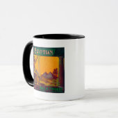Mug Label orange égyptien Downey, CA (Devant gauche)