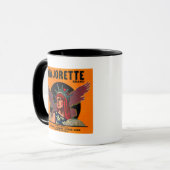 Mug Label orange Majorette Terra Bella, CA (Devant gauche)