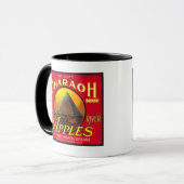 Mug Label Pharaon Apple Crate Rivière Hood, OU (Devant gauche)