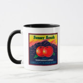 Mug Label Sunny South AppleHobart, Australie (Gauche)