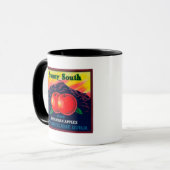 Mug Label Sunny South AppleHobart, Australie (Devant gauche)