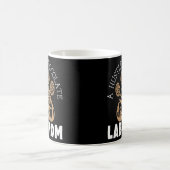 Mug Laboratoire Chien Retriever Chien Maman Chocolat L (Centre)