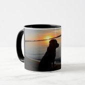 Mug Laboratoire dans le coucher du soleil (Devant gauche)