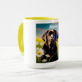 Mug Laboratoire de chocolat dans le domaine des margue (Devant gauche)