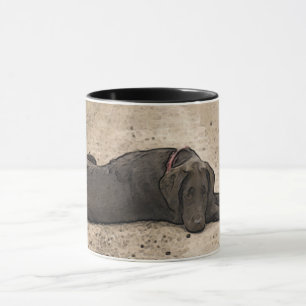 Mug Laboratoire de chocolat sur une traînée de forêt