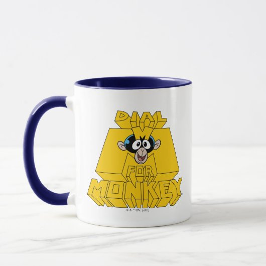 Mug Laboratoire de Dexter - Composez M pour singe (Gauche)