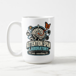 Mug Laboratoire de la durée d'attention – Oh regardez