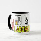 MUG LABORATOIRE DE L'AMOUR DE LA PAIX (Devant gauche)