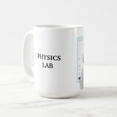 Mug Laboratoire de physique drôle (Devant gauche)
