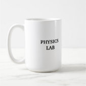 Mug Laboratoire de physique drôle (Gauche)