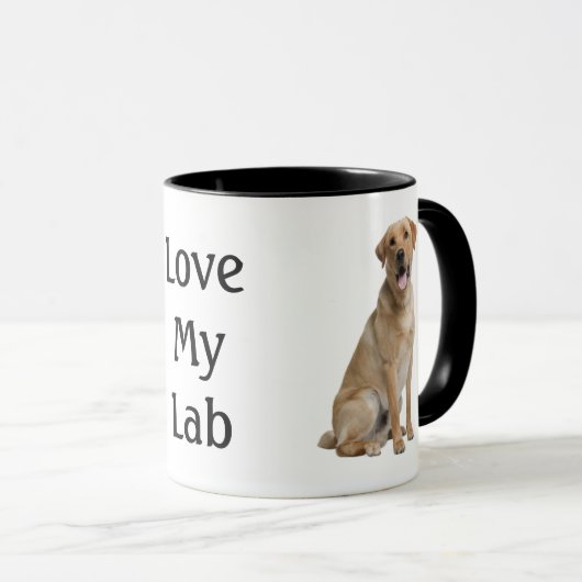 Mug Laboratoire jaune (Devant droit)