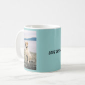 Mug Laboratoire jaune de plage (Devant gauche)