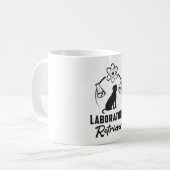 Mug Laboratoire Labrador Retriever Amoureux des chiens (Devant gauche)