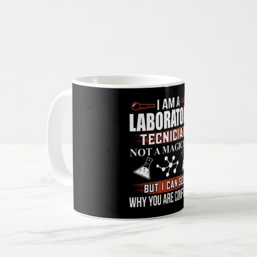 Mug Laboratoire Technicien Lab Tech Fun Pun (Devant gauche)
