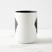 Mug Labradoodle Chien noir (Centre)