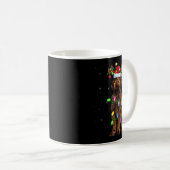 Mug Labradoodle Dog Xmas Lighting Santa Labradoodle Ch (Devant droit)