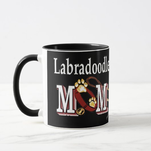 Mug Labradoodle MOM Cadeaux (Gauche)