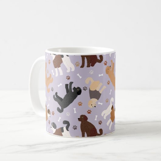 Mug Labradoodle / Os et pattes Goldendoodle (Devant gauche)